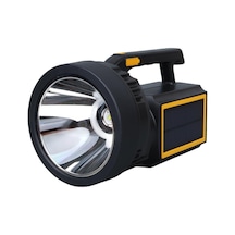 Powermaster W5193 Solar Şarjlı El Feneri Uzun Mesafe Işıldak Şeffaf