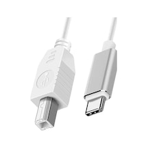 3 Metre Type-c To Yazıcı Printer Kablosu Usb-b Tarayıcı Çevirici Type-c To Usb Type B 3 Metre