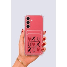 Samsung Galaxy Uyumlu S25 Kartlıklı Xoxo Desenli Kılıf