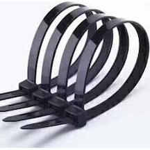 Uv Tork Kablo Bağı Cırt Kelepçe 7,6 Mmx300 Mm Siyah 100 'lü Paket