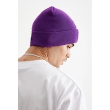 Boldy Klasik Spor Bere-Triko Bere-Unisex Nakışsız Bere-Düz Bere (482514048)