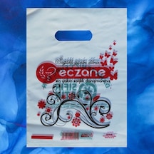 Bio Eczane Poşeti Baskılı El Geçme Poşet 25X35 Cm 1000 Adet 5 Kg