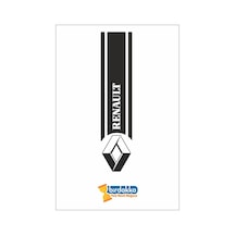 Renault İçin Uyumlu Aksesuar Kaput Sticker Siyah