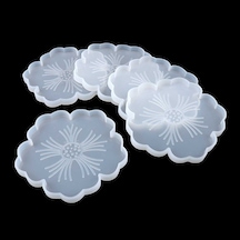 Epoksi Reçine için Silikon Kalıp Çiçek Kalıbı 12 Cm