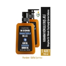 Olivos Doğal Zeytinyağlı Hamam Kokulu Banyo ve Duş Jeli 2 x 750 ML