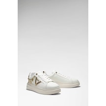 Guess Ebetts Kadın Deri Sneaker Ayakkabı Fltbttlea12 Beyaz