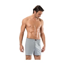 Erdem Erkek Gri Penye Boxer 3'lü Paket