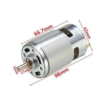 Rs775 Dc Motor 24v 15000rpm Yüksek Hız Tork Çift Bilyalı Rulman Matkap Torna Cnc Router Motor Dairesel Testere Düşük