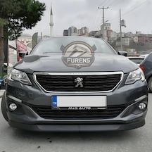 Peugeot 301 2012-2021 Uyumlu H Lip Esnek Ön Lip 2 Parça Karlık Ön Ek Tampon Altı Dill