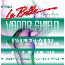 La Bella Vsb5A Vapor Shield Bass Strings Takım Tel 5 Telli Bas G