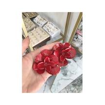 Linalya Jewelry Gül Model Küpe Kırmızı 50706646