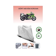 Gri Arka Çanta Ve Kilit Uyumlu Kawasaki Zx-7 R Uyumlu Motor Brandası