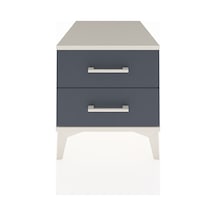 Kronos Komodin 2 Çekmeceli 44x59x48 Aytaşı-antrasit Aytaşı