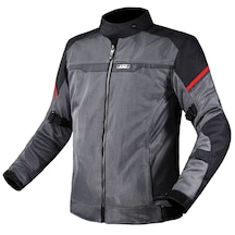 Ls2 Riva Siyah-gri-kırmızı Motosiklet Montu