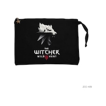 Zepplin Giyim The Witcher 3 Wolf Silhouettesiyah Clutch Astarlı Cüzdan