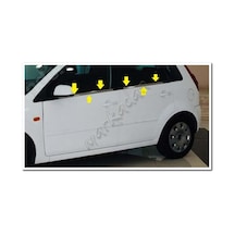 Db Chrome Ford Fiesta Cam Çıtası Nikelajı 2002-2008 4 Parça  P.Çel