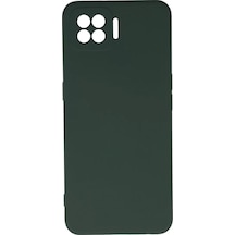 Newface Oppo A73 Kılıf Nano İçi Kadife Silikon - Koyu Yeşil