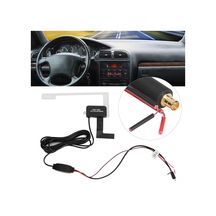 Xiyyadms Araç Dab+ Radyo Anteni, 3 Metre Kablo, Mcx Bağlantı, Gömülü Sinyal Güçlendirici, Abs Malzeme, 12v