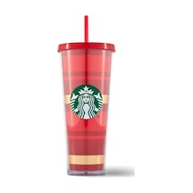 Starbucks Kırmızı Altın Şeritli Termos 710 ML