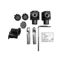 Homyl Duvara Monte Tuvalet Sabitleme Kitleri Pratik Banyo Siyah