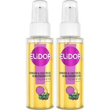 Elidor Saç Bakım Yağı Ve Castor Oil Nemlendirici Etki 80 Ml 2 Paketi