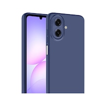 Samsung Galaxy Uyumlu   A07 4g Nano İçi Kadife Silikon - Lacivert