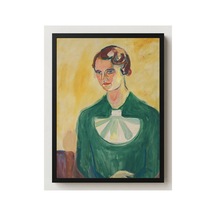 Modern Sanat Munch Annie Stenersen Çerçevesiz Poster 21x30 Cm A4 Tablo Modern Sanat Ekspresyonizm