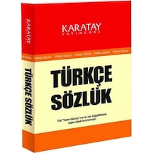 Türkçe Sözlük 1.hamur Karton Kapak