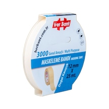 Her Bant Krepe Maskeleme Bantı 12 Mmx25 Mt 3000