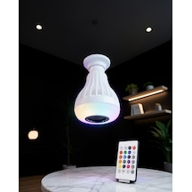 Kablosuz Bluetooth Hoparlör Led Lamba Uuczlambahoparlör3-1
