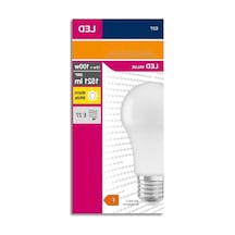 Osram 4052899971097 Led Cla 100, 13 W, 1521 Lümen, 2700 Kelvin, Sarı Işık E27 Duy Ampul, Boy: 12cm En: 6cm Enerji Sınıfı F 10c