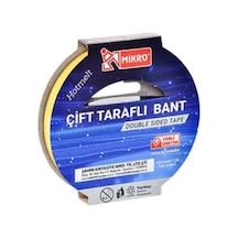 Mikro Çift Taraflı Bant 24mmx25mt - 3 Adet