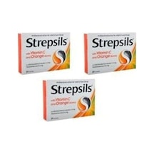 Strepsils Vitamin C Portakal Aromalı 24 Adet x 3 Kutu