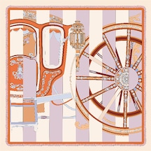 Deserto Fashion 2026 Avantgarde Serisi %100 İpek Saten Eşarp 90x90 Turkuaz