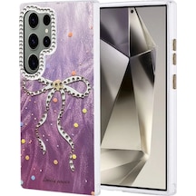 Samsung Galaxy Uyumlu S23 Ultra Kılıf Blade Aynalı Desenli Kapak - Desen 1 Diğer
