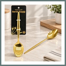 Ventra Metal Altın Servis Kaşığı 27 Cm Ventra