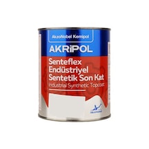 Akripol Senteflex Endüstriyel Son Kat Boya Mat Siyah 2.5 Litre