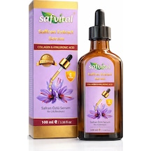 Safvital Safran Özlü Serum 100 Ml Kolajen Hyaluronik Asit Cilt Bakım Nemlendirici Parlaklık Etkili