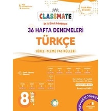 8. Sınıf Türkçe 36 Hafta Denemeleri Classmate