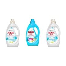 Aquabor Doğal Mineralli Sıvı Beyaz + Sıvı Renkliler + Sıvı Beyaz 3 Lü Set