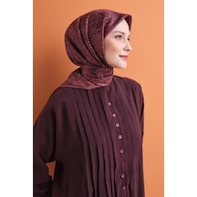 Armine İpek Eşarp 2027 Kış - 9631-33 Koyu Bordo Sura
