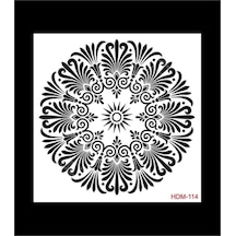Hdm114 Home Dekor Stencil 25x25