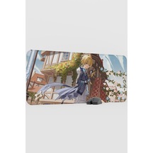 Mika Genshin Impact Anime Oyuncu V1 - 90x40 Xxl Gaming Mouse Pad Fare Altlığı
