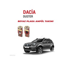 Dacia Duster Plaka Ampül Set Beyaz Arıza Işığı Yakmaz Canbus