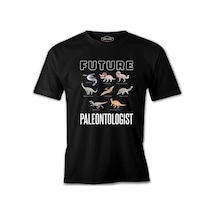 Future Paleontologist Siyah Erkek Tshirt 001
