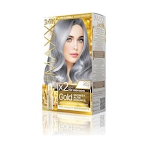 Maxx Deluxe Gold Serisi 24k Altın Parçacıklı Serum İle 1 Kutu 2 X 50 Ml Ve Geliştiriciler Saç Boyası Füme Gri 0.01