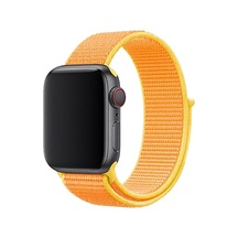 E2M Apple Uyumlu  Watch 42-44MM KRD-03 HASIR TURUNCU KORDON