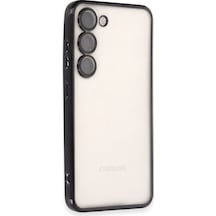 Samsung Galaxy S23 Kılıf Razer Lensli Silikon - Siyah