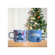 Kişiye Özel Stitch Kupa Bardak Tek Adet 0275 Çok Renkli
