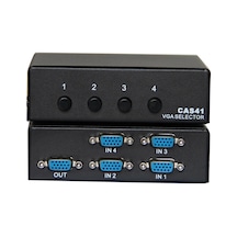 Vcom Dd174 4-1 Port Manuel 350mhz Metal Vga Switch Kdo
